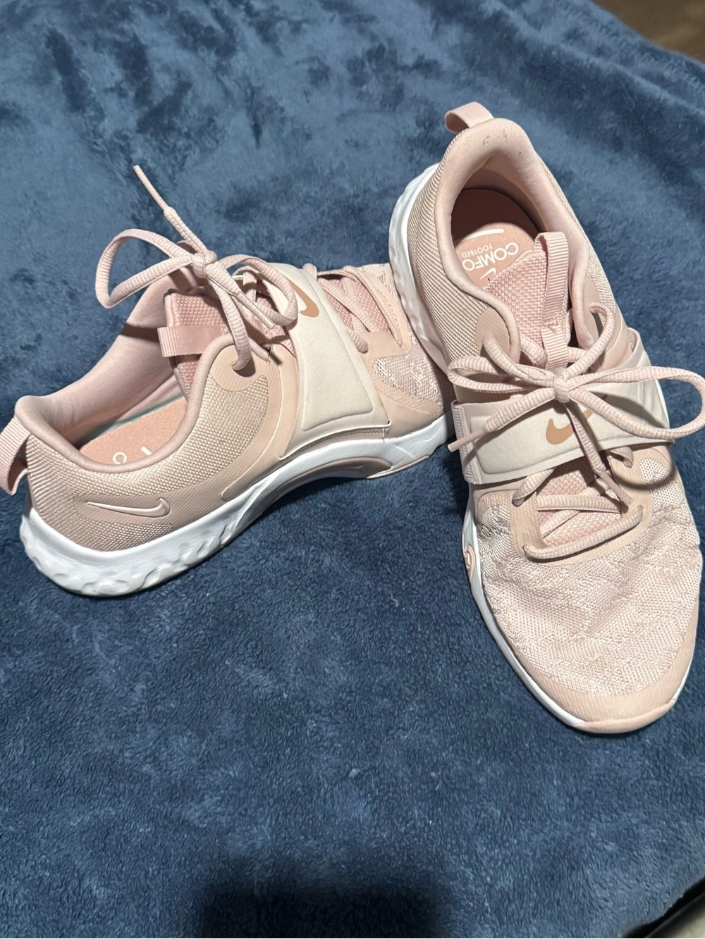Nike Light Pink Athletic Trainers with White Soles